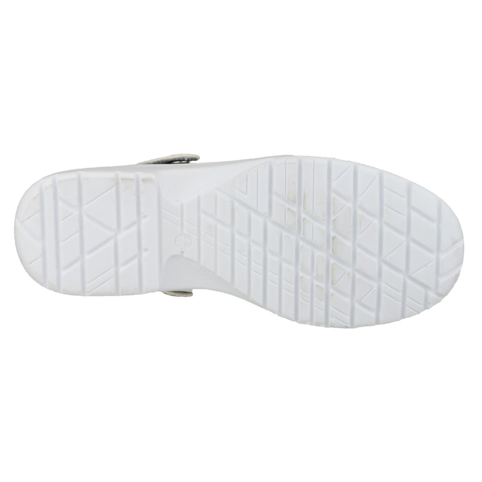 Amblers Safety FS512 White Clog White Size 8