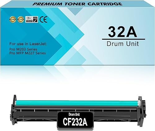 Chipink Reemplazo de unidad de tambor compatible con 32A CF232A para HP 32A CF232A Uso de tambor para impresora láser Pro M118dw M148dw M203dw MFP