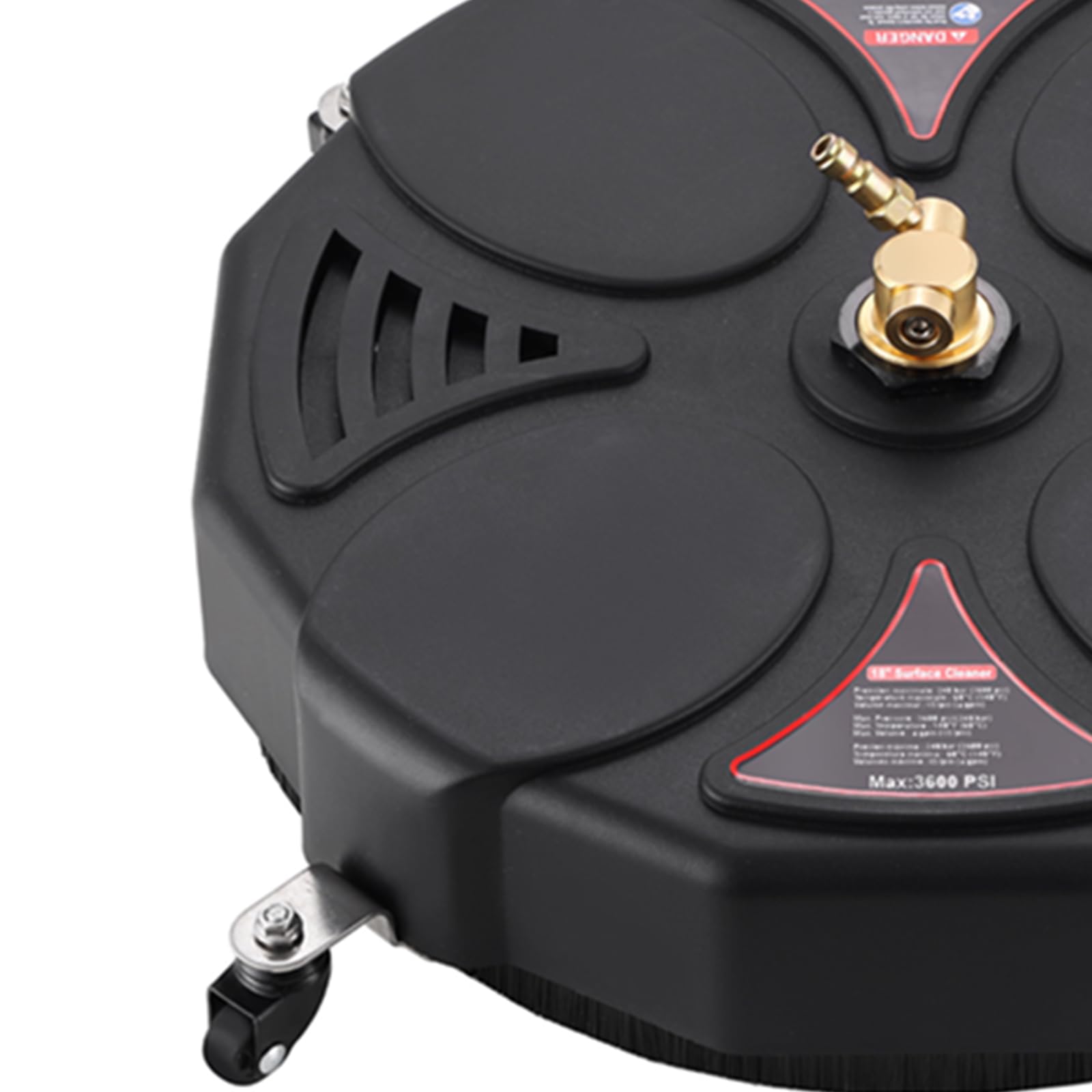 Accesorio limpiador de superficies de 3600 PSI, gran área de cobertura de 13 pulgadas para limpieza de paredes de patio de hormigón, cobre y superficies