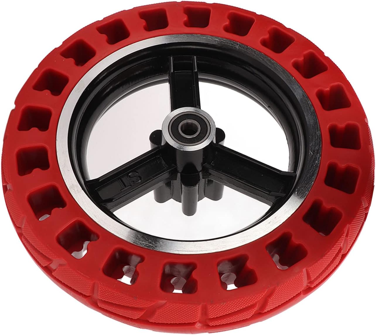 EVTSCAN Electric Scooter Tire Wheel Hub, 10x2.125 Inch Solid Shock Absorbing Anti Explosion Tire, for 8.5 Inch Electric Scooter, Compatible with Kugoo M4 and Xiaomi M365