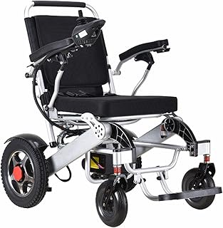 HJLSANXINLINY Fully Automatic Electric Wheelchair Elderly Portable Folding Scooter Aluminum Alloy 24V20AH Battery 500W (Carrying Capacity 264 Pounds, Can Be Brought On The Plane)