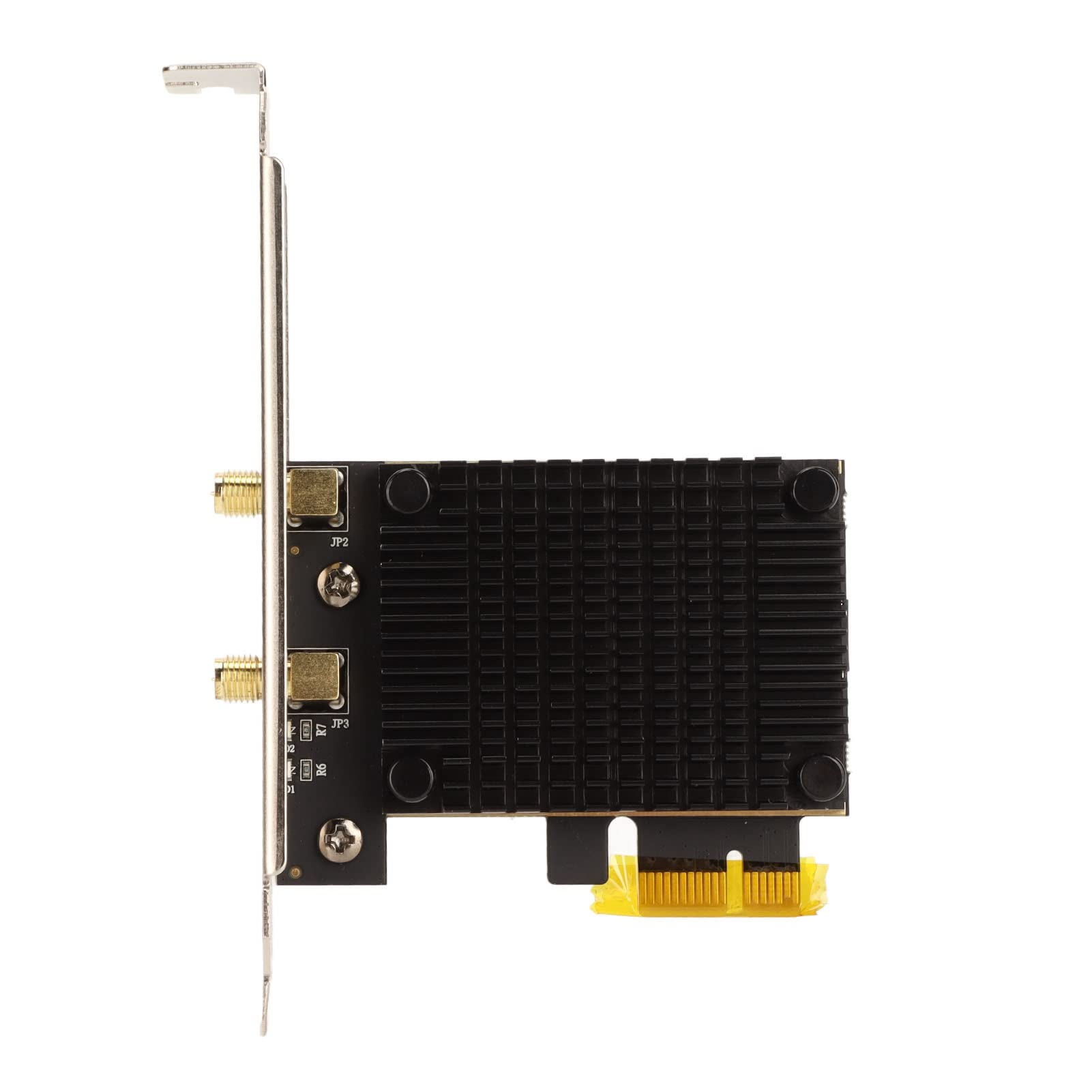 Carte PCIe WiFi 6E, Carte Réseau sans Fil Tri-Bande 5400 Mbps, Adaptateur PCI Express sans Fil 5.2, Antenne à Gain élevé 6 DBi, Prend en Charge 10 11 64 Bits