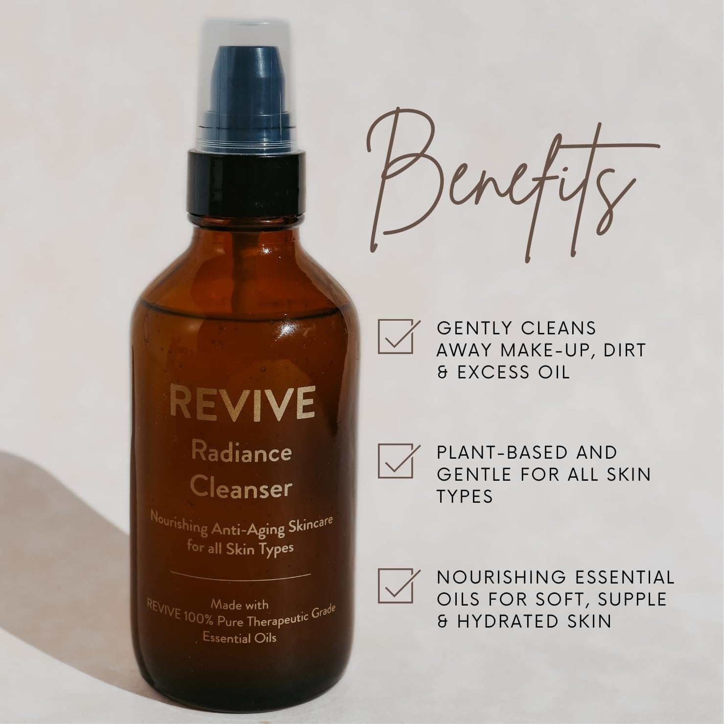 Revive Skin Health Skincare with Skin Health Essential Oil Blend - Radiance Cleanser - Non-Toxic Skincare - Image 2