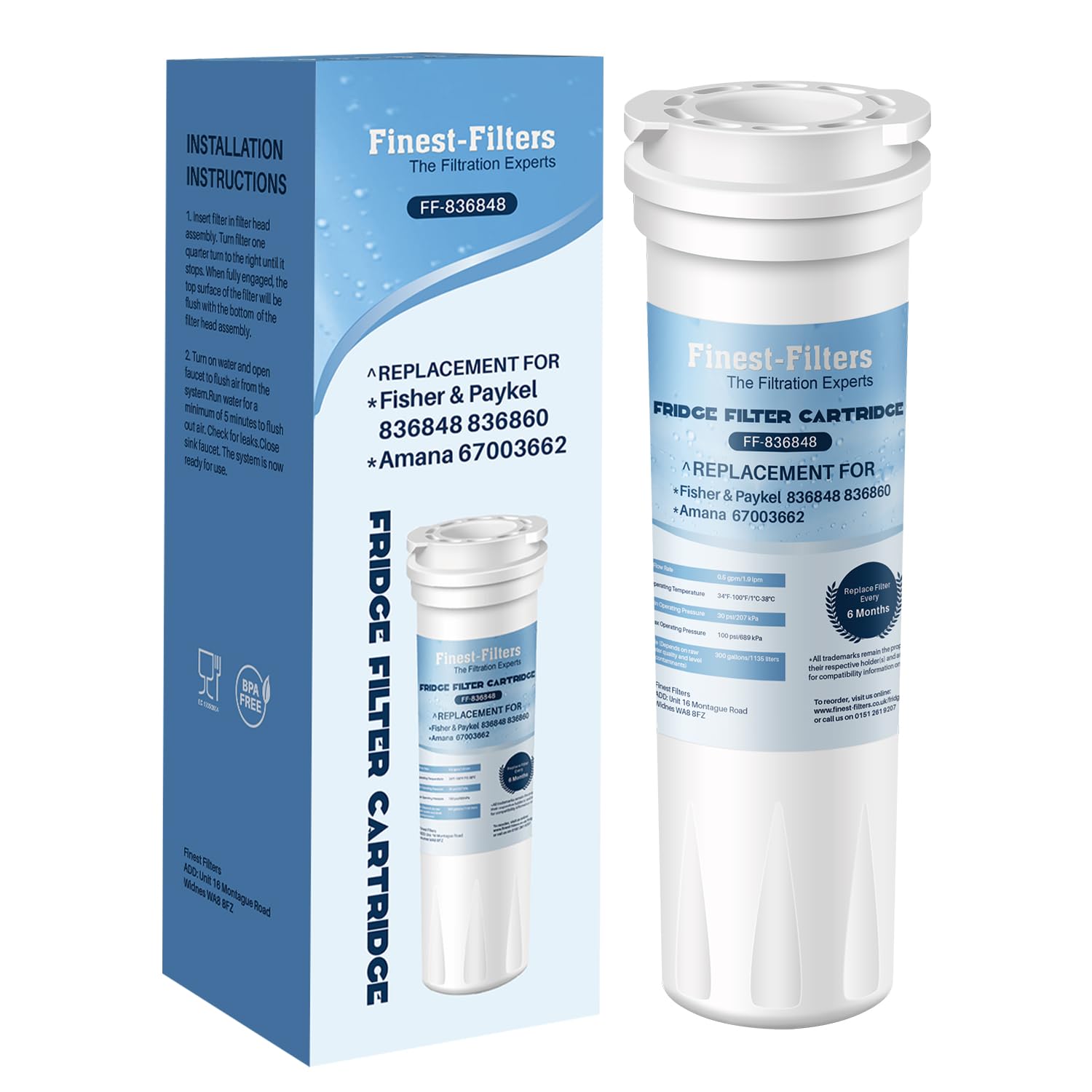 Y Filter Fisher Paykel 836848 Premium Compatible Ice And Water Fridge Fisher And Paykel Refridgerator