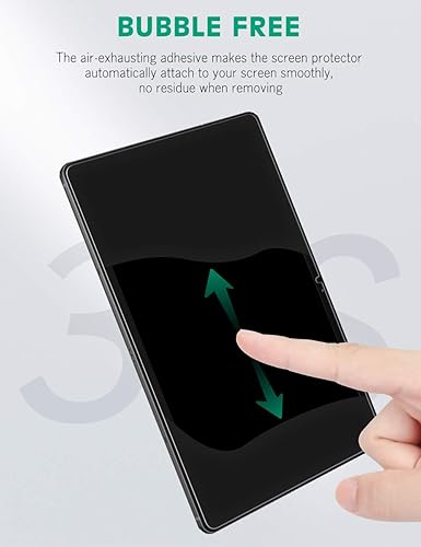 Miniatura 9 de apiker Paquete de 2 Protector de pantalla para Samsung Galaxy Tab S10 PlusS9 PlusS9 FE PlusS7 FE 5GS8 Plus de 12.4 pulgadas, vidrio templado 9H con
