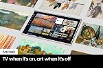 SAMSUNG 65-Inch QLED The Frame LS03D Series, Quantum Processor 4k, 120 Hz Refresh Rate, Art Mode, Anti-Reflection Matte Display, Wall Mount Included, Smart TV - QN65LS03DAFXZC [Canada Version] (2024)