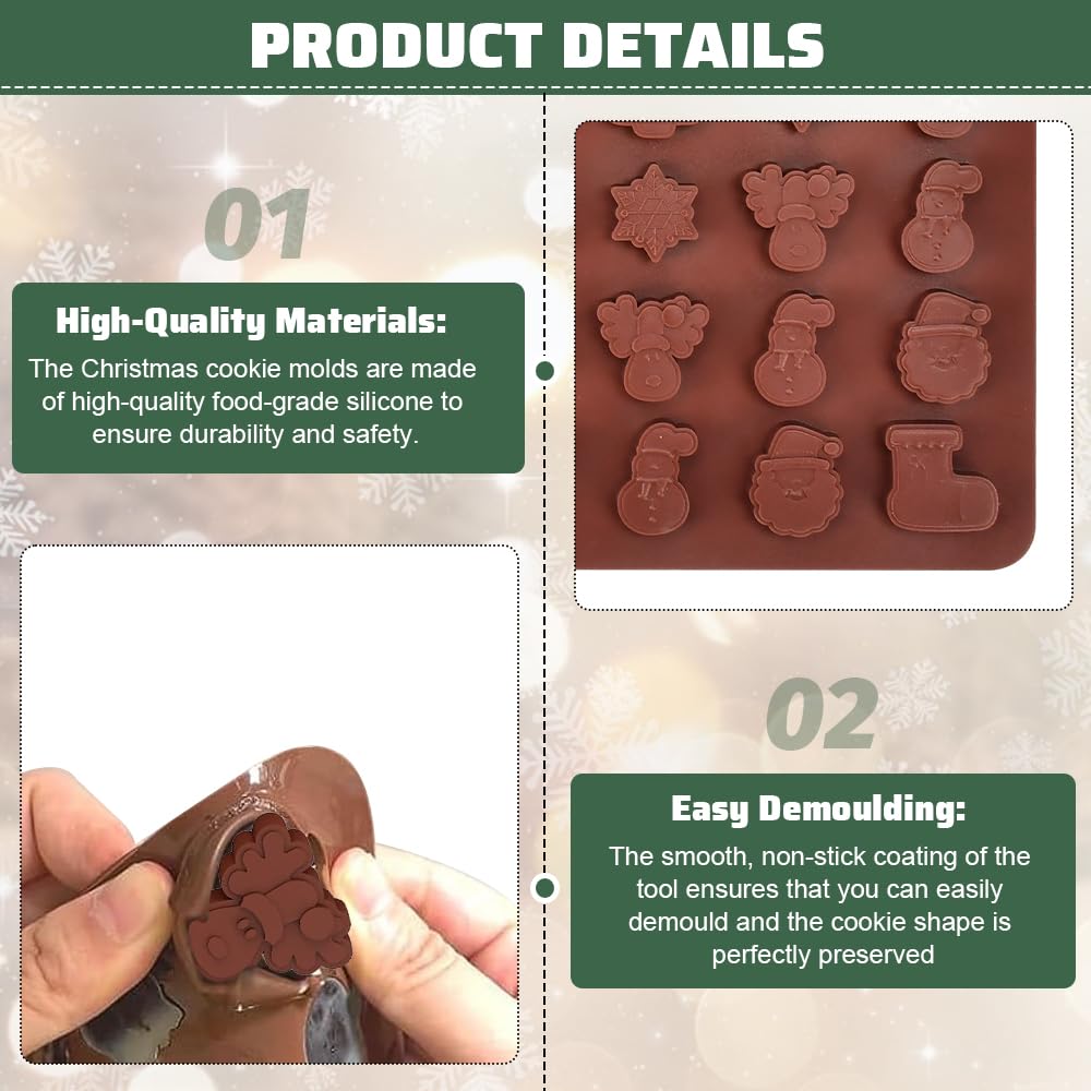 Moules à Chocolat En Silicone à 24 Cavités, Ustensiles De Cuisson De Gâteaux, Outils De Cuisson De Cuisine, Fabricant De Bonbons, Moule à Sucre, Bar, Nuit, Escalade De Glace, Accessoires