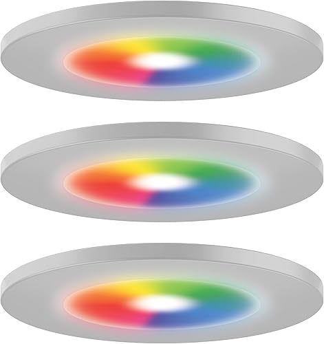 Miniatura 2 de GE CYNC - Luces LED inteligentes de oblea que cambian de color y tonos blancos no requiere carcasa empotrada 4 pulgadas paquete de 3