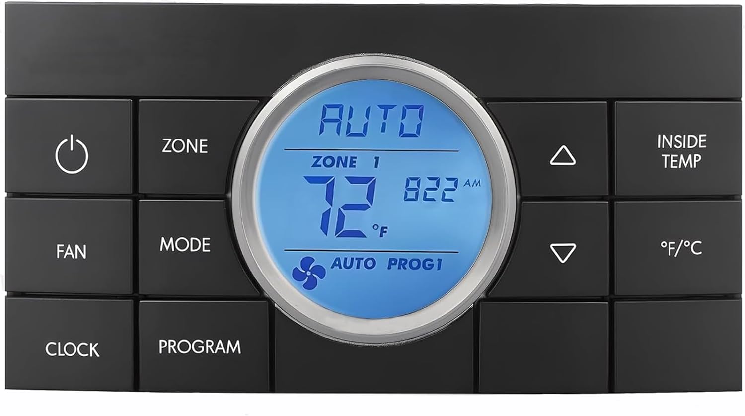 3314082.000 RV Thermostat Multi-Zone Comfort Control Center for Dometic CCC2, for Dometic Air Conditoner Series 579,595,600,6308,520,6218xx，457915 and More 10-Button