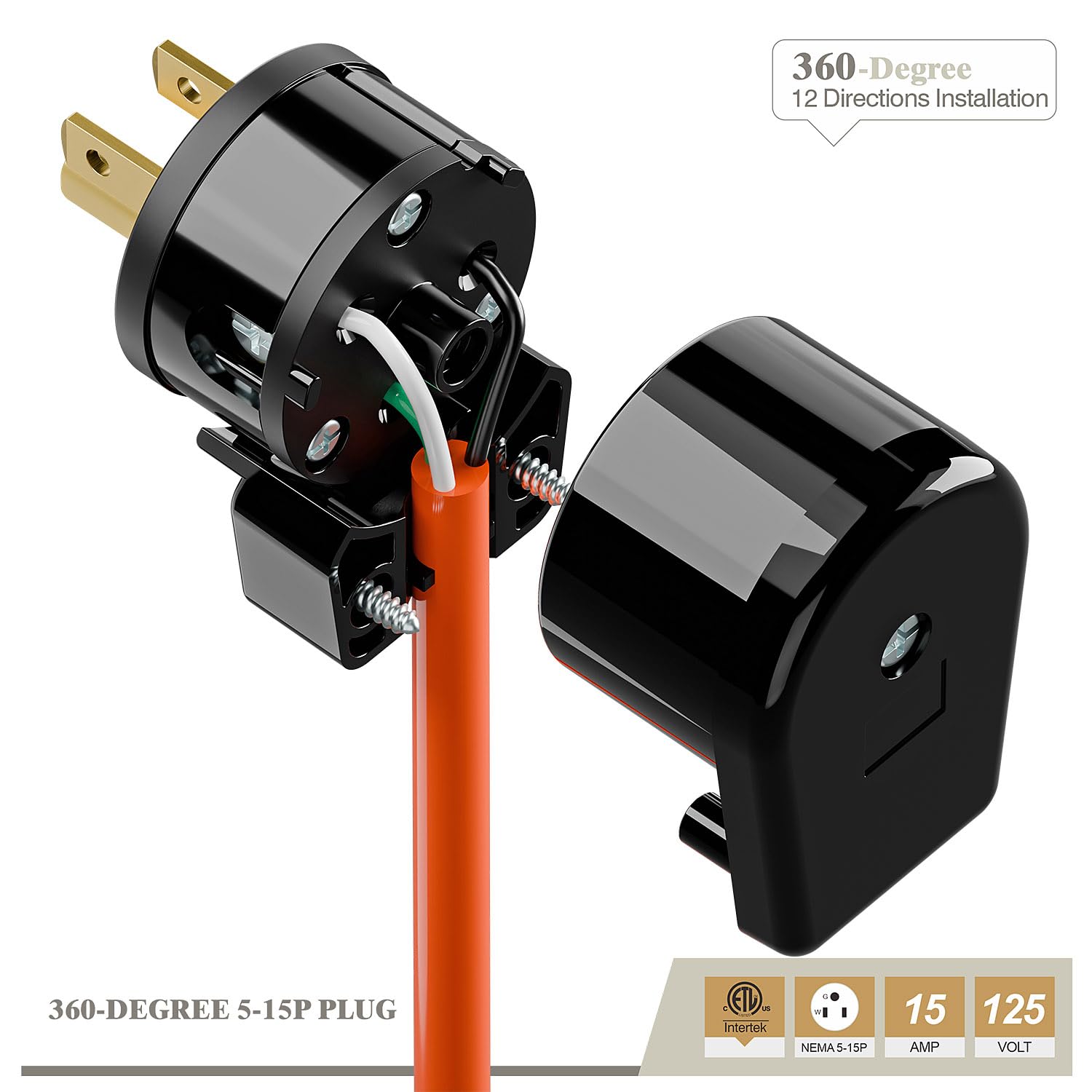 DeliciousTaylormade QUADFACE  NKT×AC DeliciousTaylormade QUADFACE NKT×AC Right Angle Nema 5-15P 15A