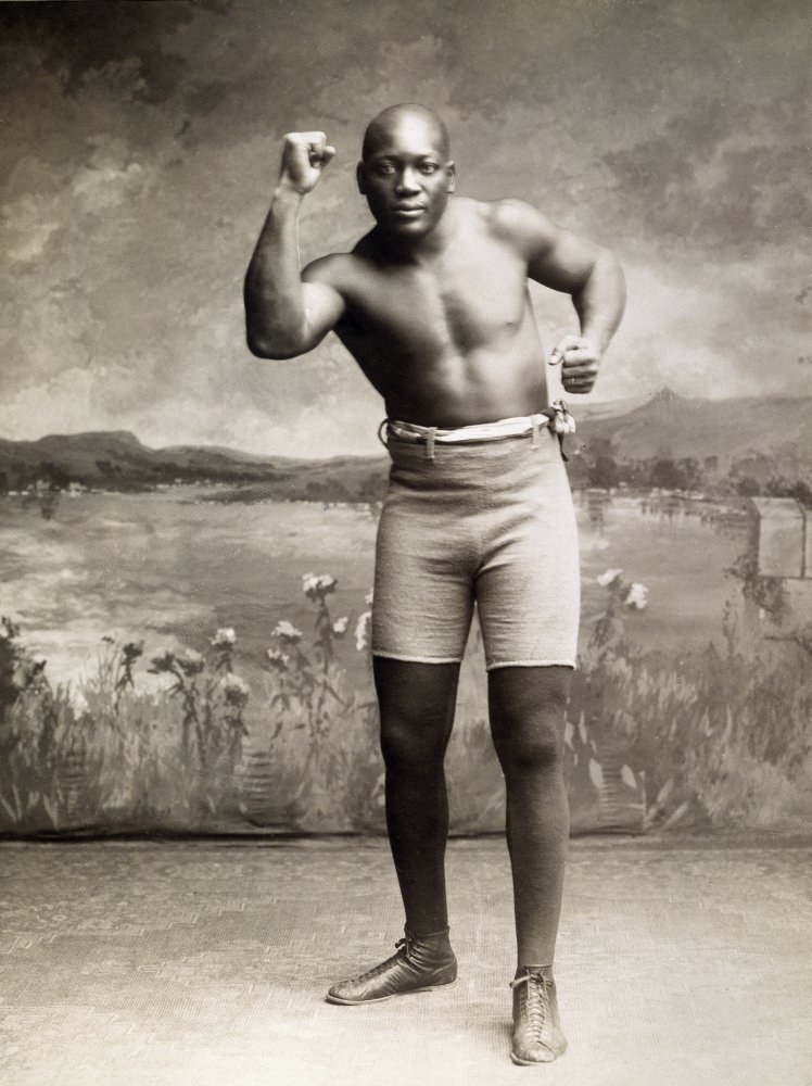 Jack Johnson モノクロポスター Lot - JACK JOHNSON BOXING POSTER