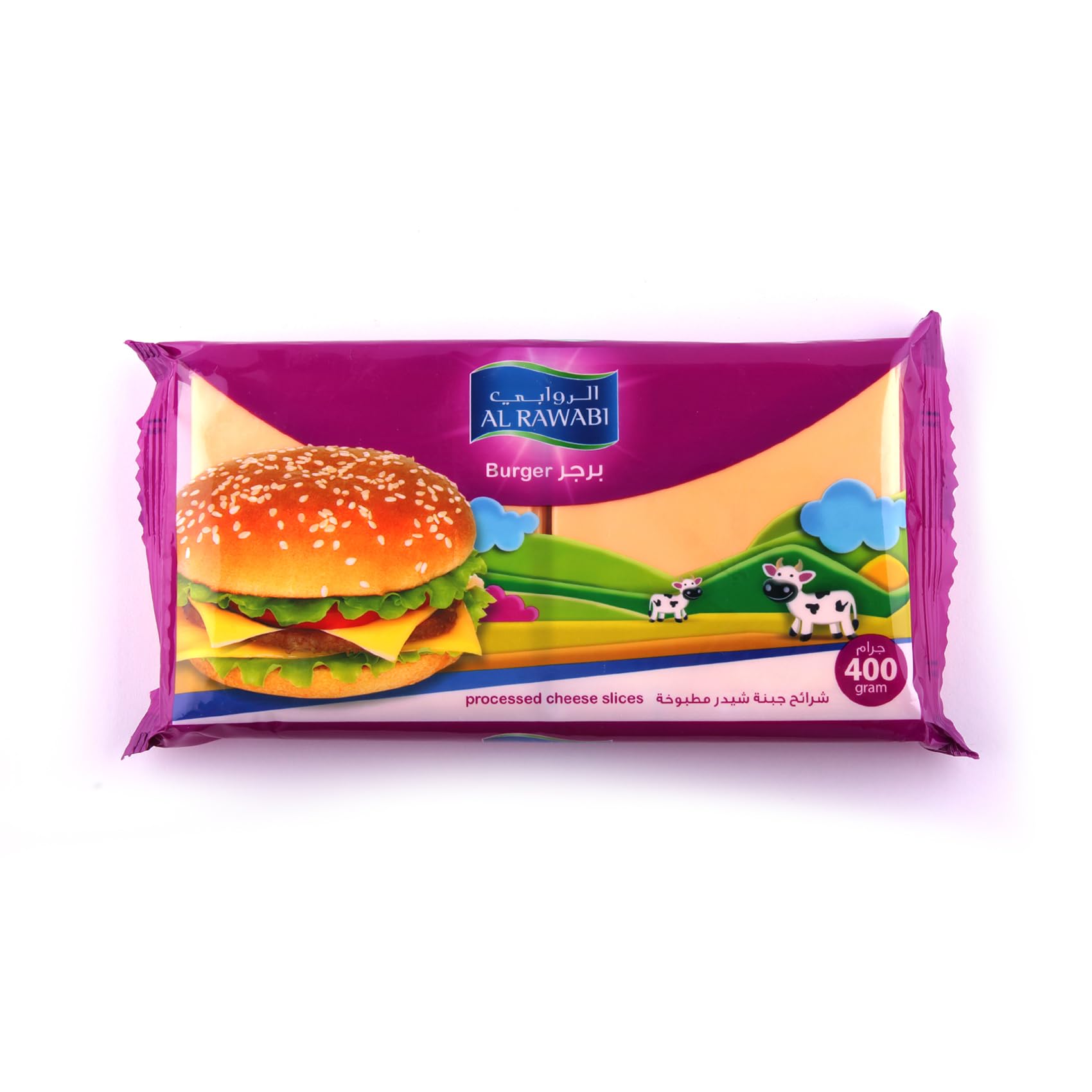 Al Rawabi Burger Cheese Slices 400g