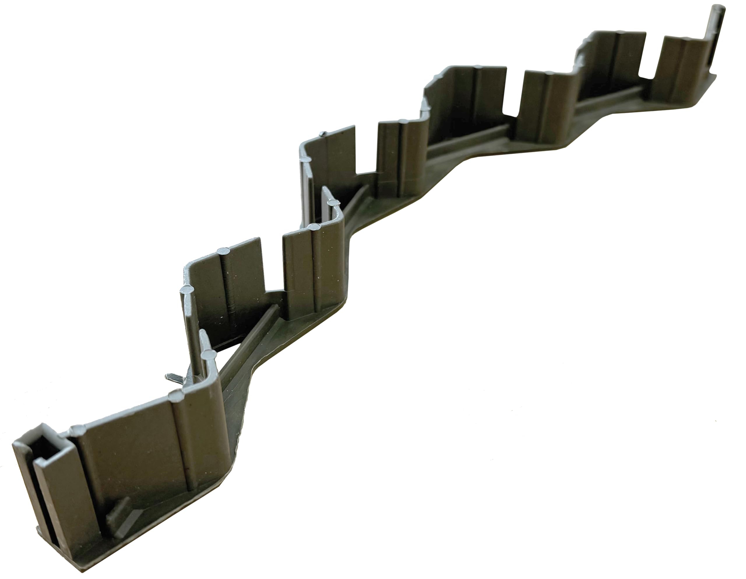 DRUZACK Drunterleiste 30 mm – 42 Stück (34 lfm) Abstandhalter für Baustahlmatten – Betondeckung 30 mm – 80 cm Länge – für 30 m² Fundament, Bodenplatten & Betonbau