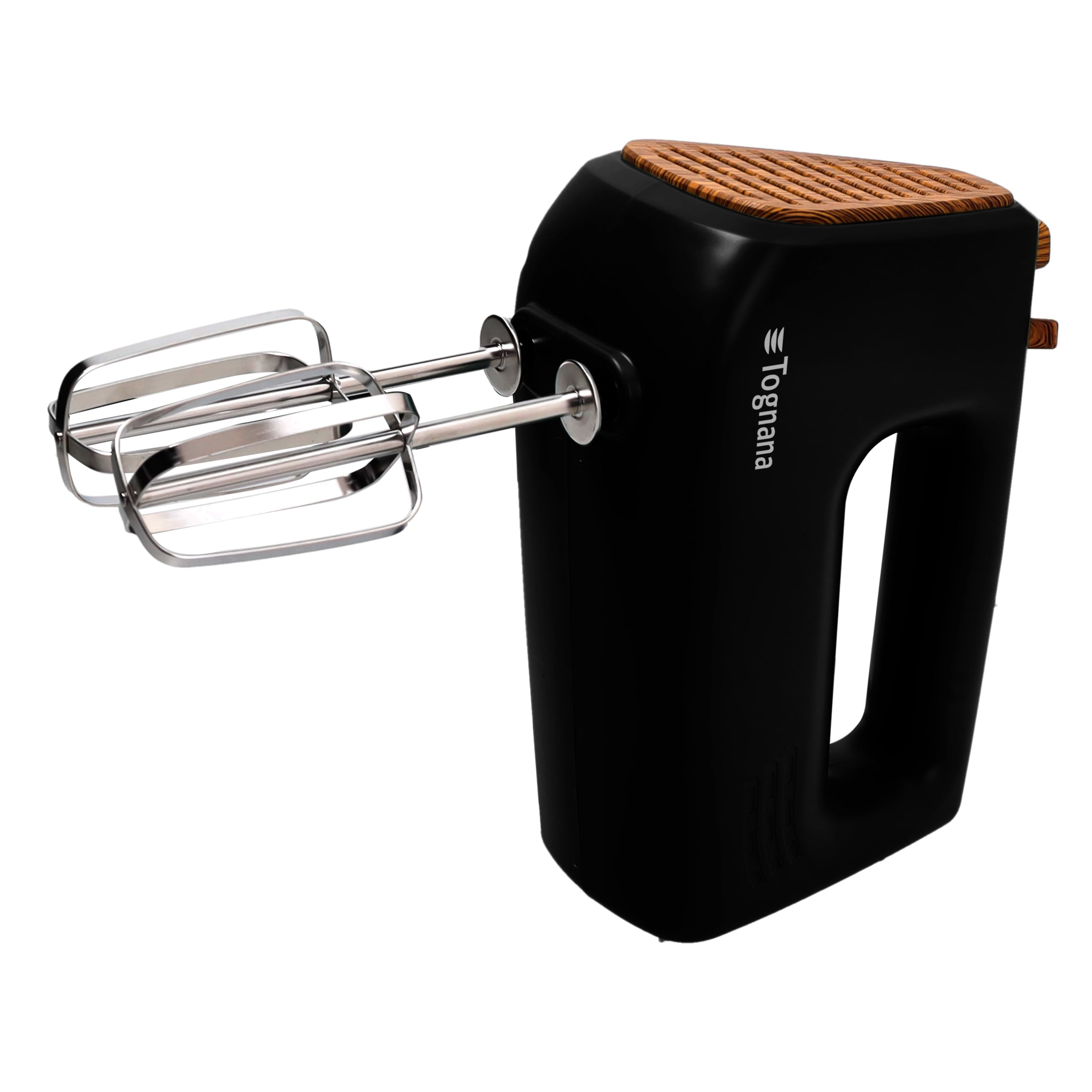 Tognana Iridea Batteur électrique 400 W, plastique/acier inoxydable, noir/marron