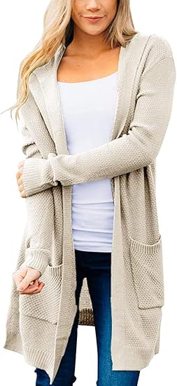 hooded knit sweater