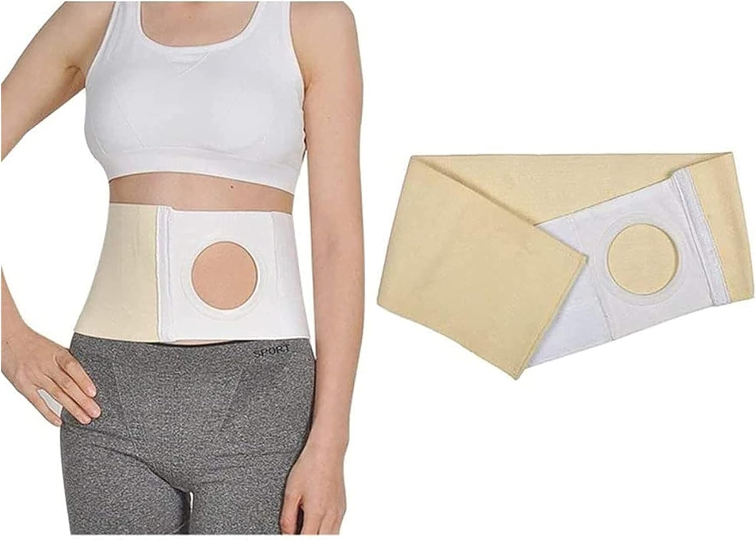 Ostomy Hernia Belt Abdominal Brace Binder Ostomy Support Girdle for