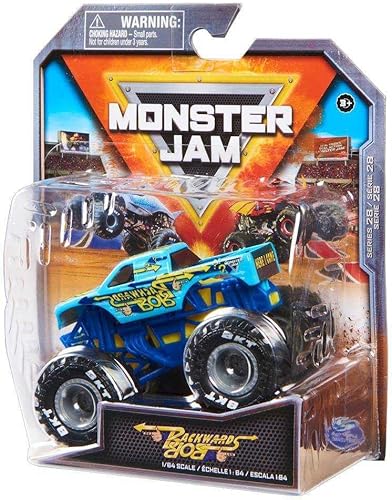 Miniatura 7 de Monster Jam 2023 Spin Master 1:64 Camión fundido a troquel Serie 28 Retro Rebels hacia atrás Bob