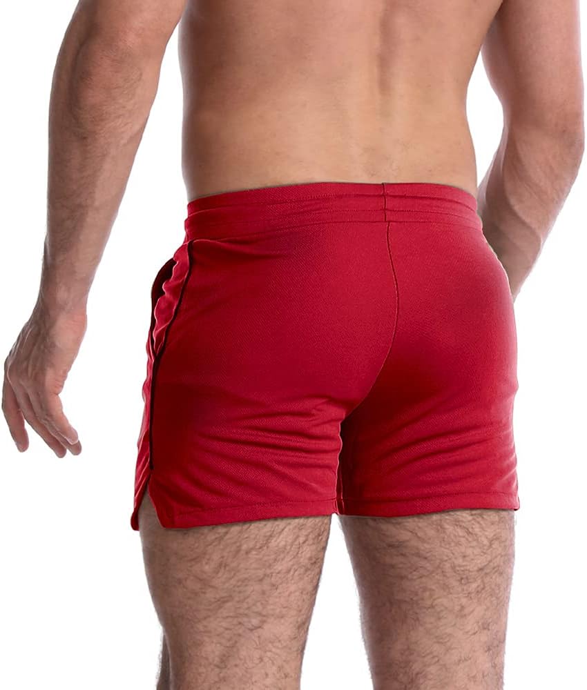 EVERWORTH Men's 5 Inch Inseam Workout Shorts Athletic Gym Shorts Bodybuilding Short Shorts Casual Running Shorts - Image 4