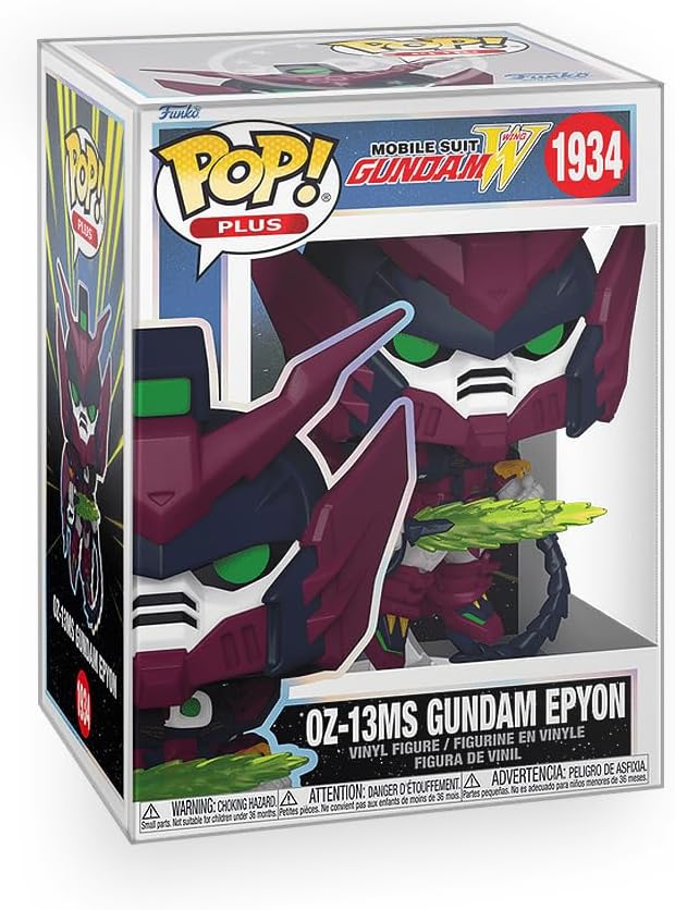 Funko Pop! Mobile Suit Gundam Wing - Set of 3 - Wing Gundam Zero, Gundam Epyon and Gundam Deathscythe Vinyl Figures Bundled with Box Protector
