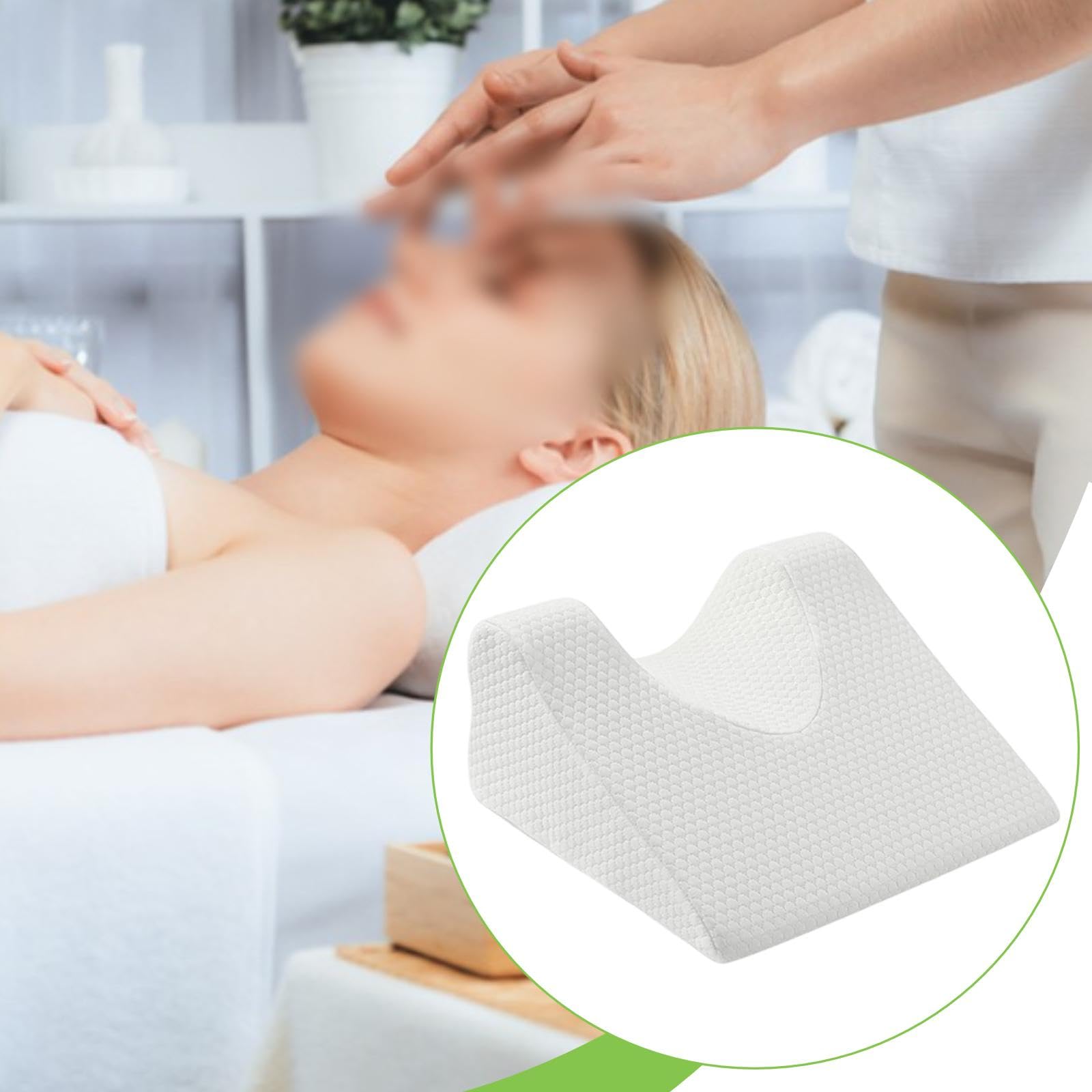 Almohada Facial Multifuncional para Recuperación de Cirugía Estética Soporte Cervical Y de Hombros Cojín Ergonómico Portátil de Poliéster Entrenamient, con núcleo de Almohada, Individual