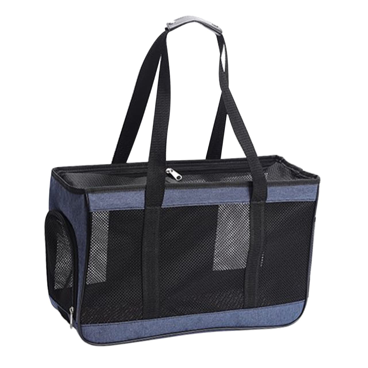 BESTonZON Breathable Cat Carrier Bag Portable Mesh Pet Carrier for Travel Shoulder Strap for Hiking Shopping and Outings with Pets