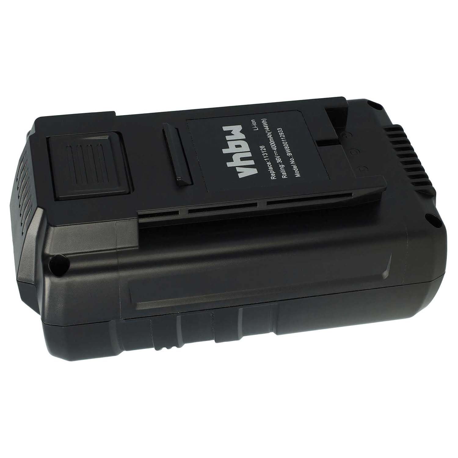 vhbw batteria sostituisce AL-KO 113124, 113126, 113280, 9113280, B150, B200 per tagliaerba, robot tagliaerba (4000mAh, 36V, Li-Ion)