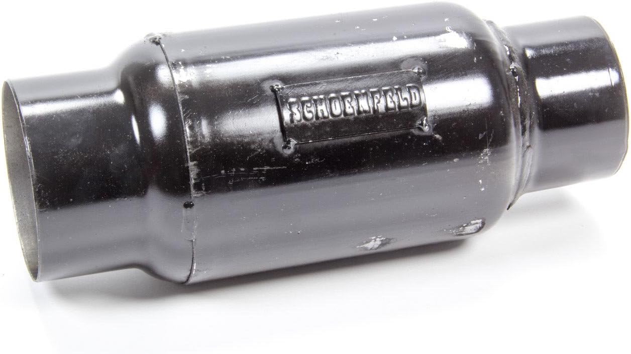Schoenfeld 112530AR Anti Reversion Chamber Muffler Case Diameter 4 Inlet Diamet