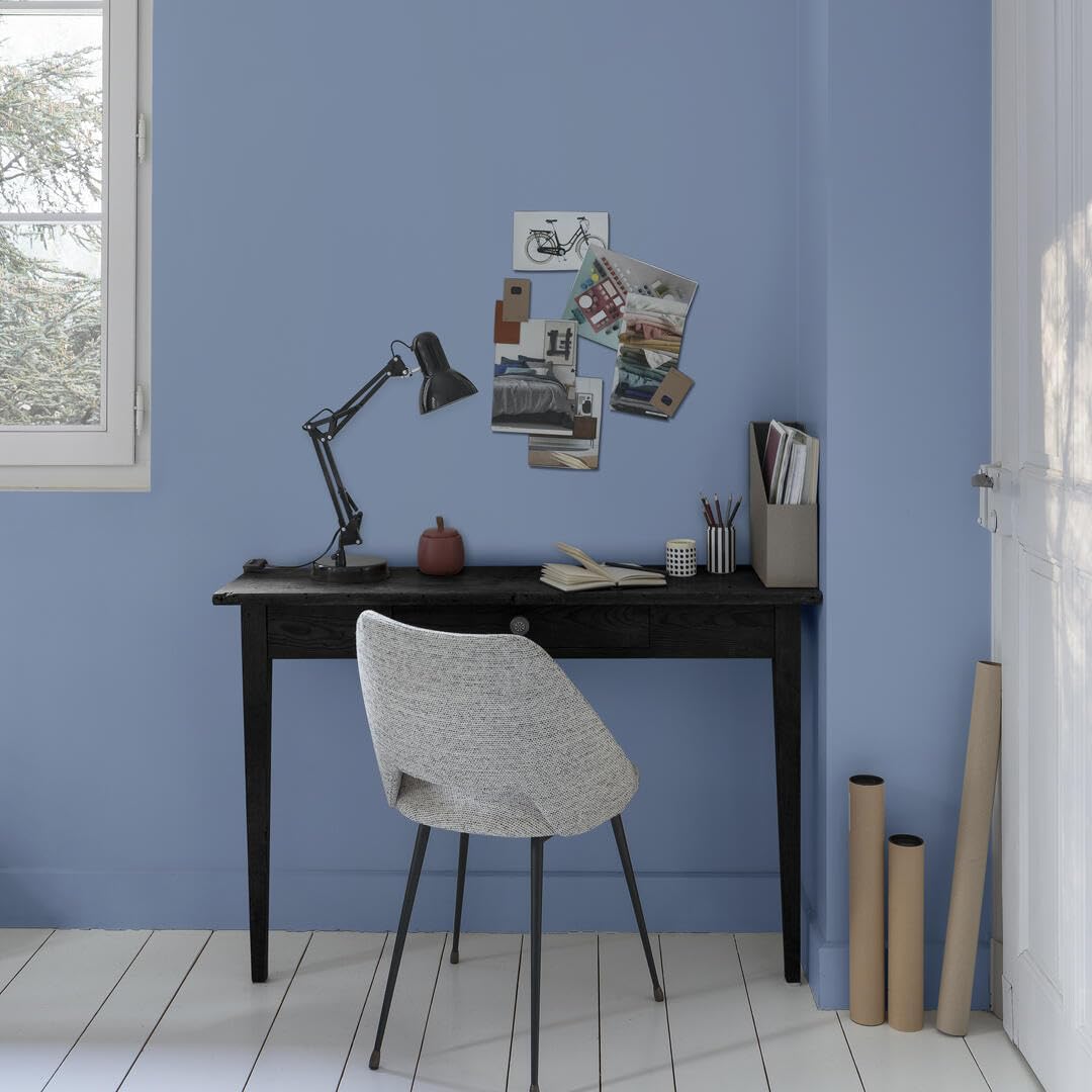 V33 Peinture murale intérieure Coup d'Éclat® Rêve bleu Mat Poudré 2,5L