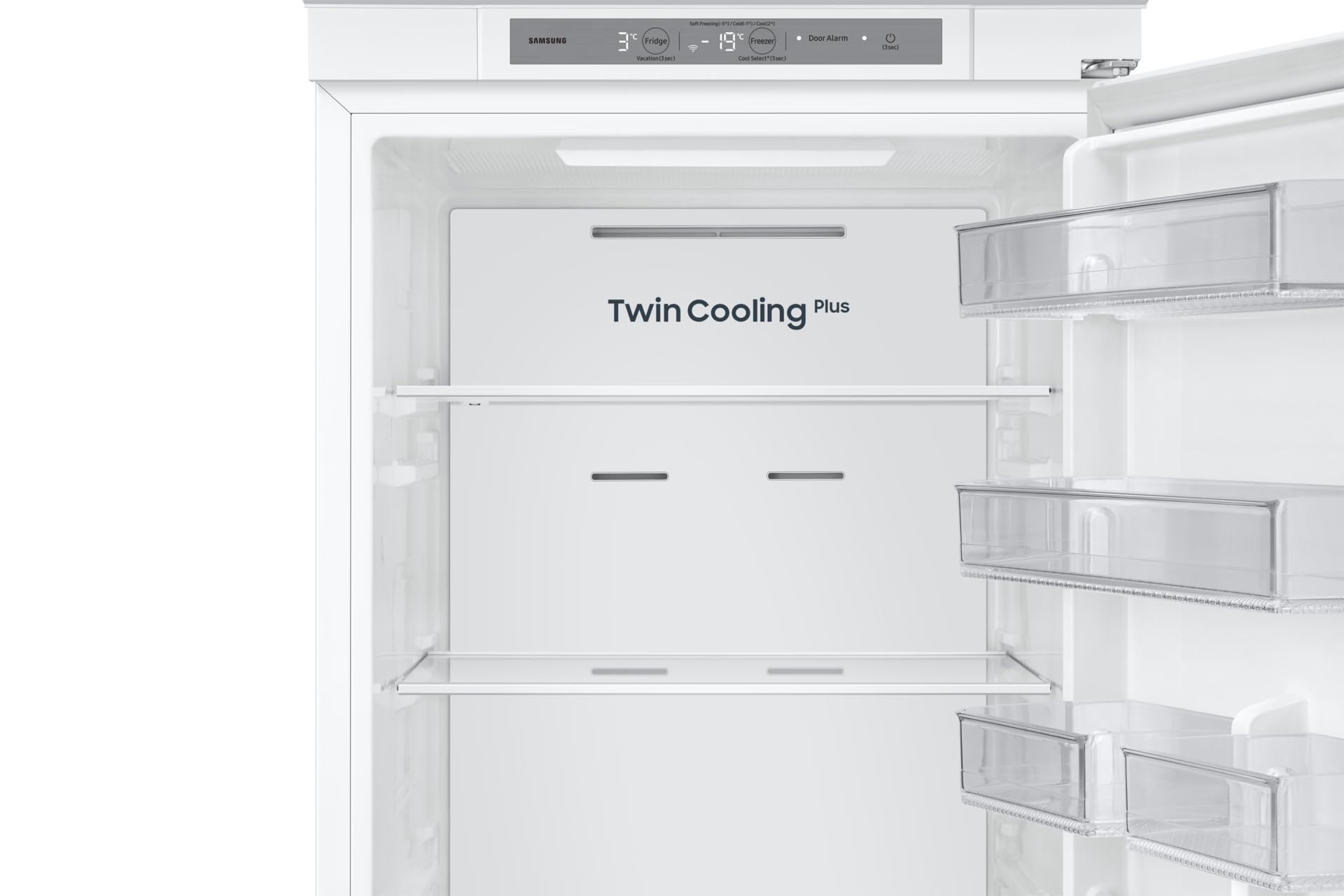 Samsung BRB70F30BES0 F1rst 60 AI Plus Frigorifero da Incasso Combinato Total No Frost Classe E Wi Fi Altezza 194 cm