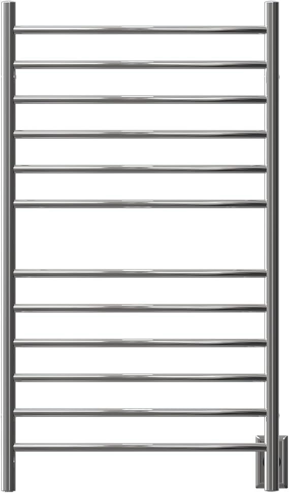 Amba RWHL-CP Radiant Large Curved 12 Bar Towel Warmer, Polished