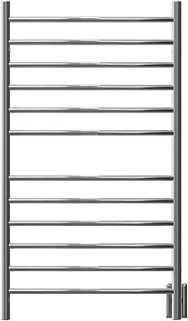 Amba RWHL-CP Radiant Large Curved 12 Bar Towel Warmer, Polished