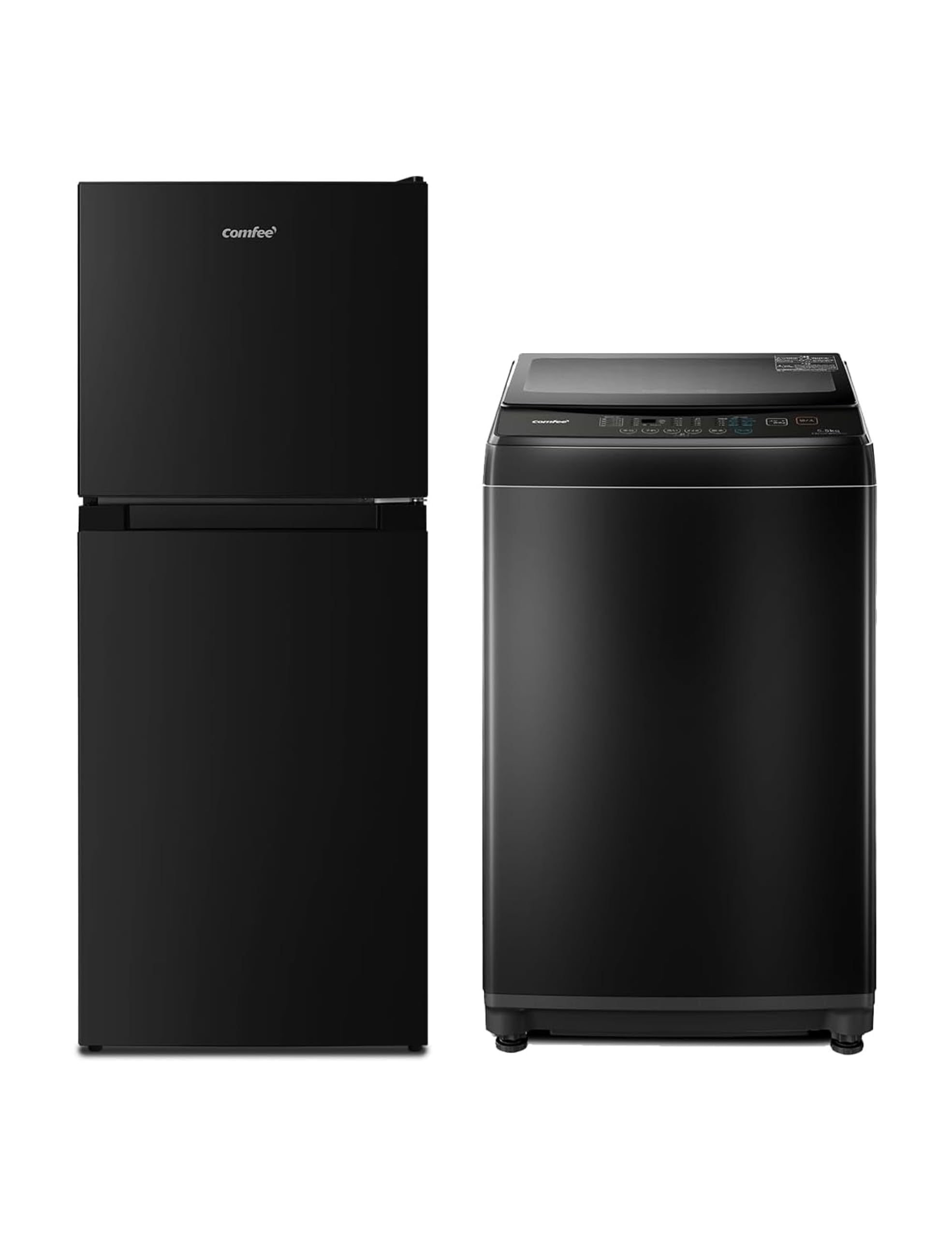 Amazon.co.jp: 【家電セット 2点】 コンフィー(COMFEE') 冷蔵庫132L黒+
