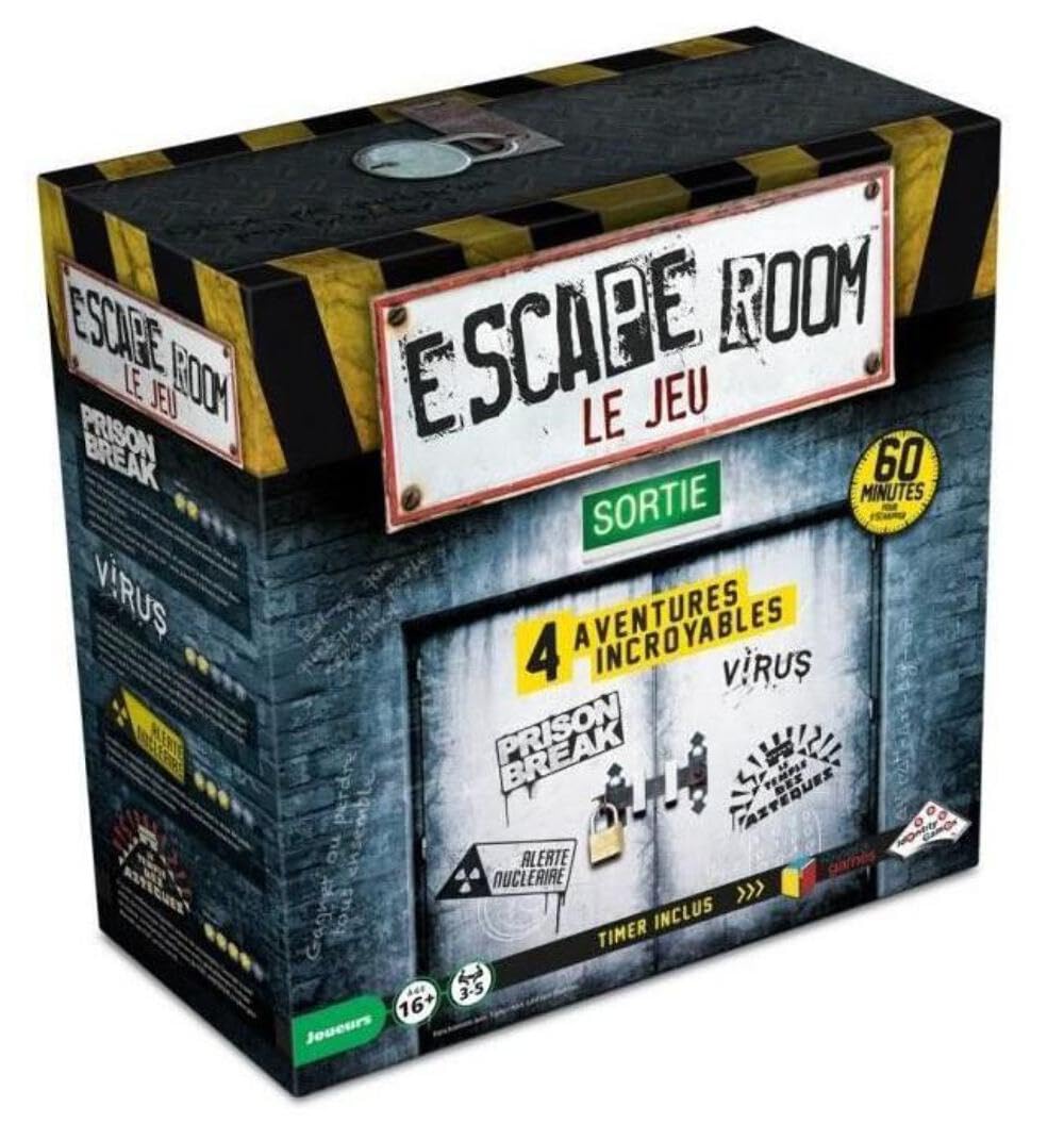 Escape Games - Escape Room : Coffret de 4 jeux