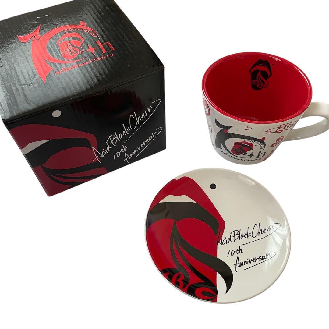 Acid Black Cherry 10th記念マグカップセット Amazon.co.jp: Acid Black Cherry 10周年記念マグカッププレート
