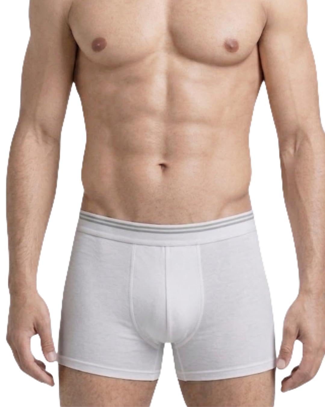 White Men Cotton Strech Trunks-image-6