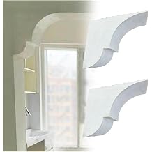 DIY Arch Doorway Kit, Pre Cut Wall Molding Kit For Interior Doorway Paintable Plaster Corner Panels Multiple Sizes Pack Of 235x31.5x8cm13.8x12.4x3.1