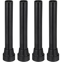 Hemoton 4 Pack Trampoline Replacement Legs with Rubber Pads | 7.48 Inch Stainless Steel Support Tubes for Compatible Mini Rebounders, Indoor Outdoor Parts, Black