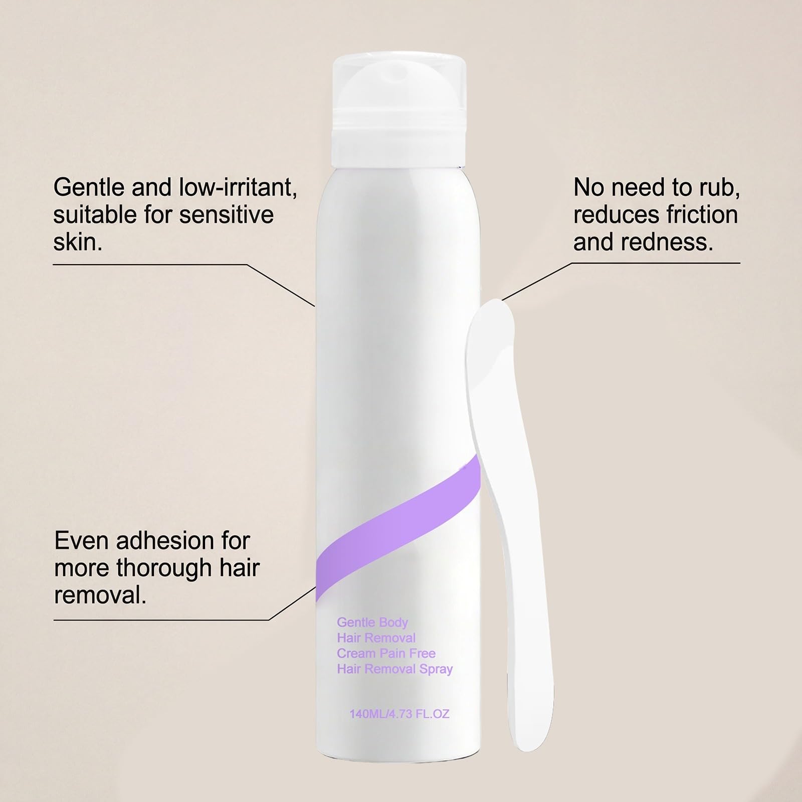 Intimbereich, keine Hautreizung, effektive Haarentfernung ohne Rasur, für Frauen und Männer, Enthaarungsspray für die Haare, Enthaarungsschaum, Enthaarungscreme