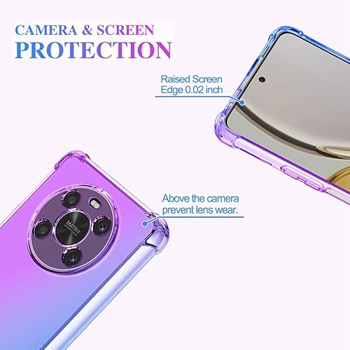 Miniatura 3 de Funda para Honor X9 5G/Honor X30, Any-NX1, funda transparente para teléfono con degradado, delgada, antiarañazos, funda protectora a prueba de
