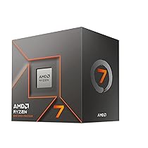 Processore AMD Ryzen 7 8700F (8 Cores, 16 Threads , Ryzen AI, 65W TDP, AM5 Socket, 24MB Cache, Boost di Frequenza fino a 5,0 GHz max, dissipatore ad aria “Wraith stealth cooler”)