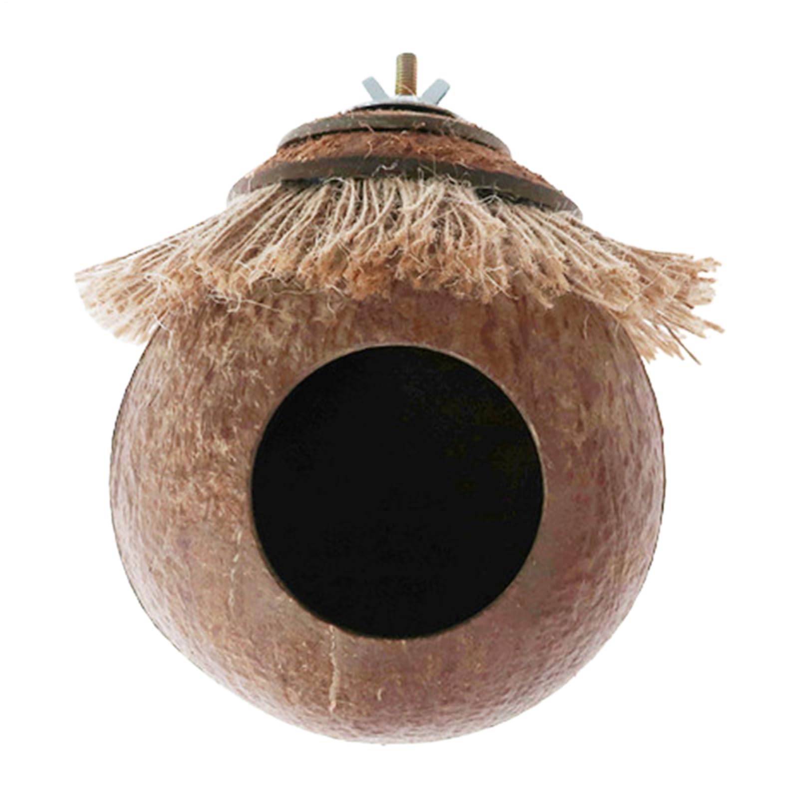 Natural Cöconut Shell Bird Nest House Bed For Pet | HamsterRať Gerbil Mice Cage | Suitable For Parrot Budgies Parakeet Cockatiels | Parrots Hamster Small AnimalsHidēout