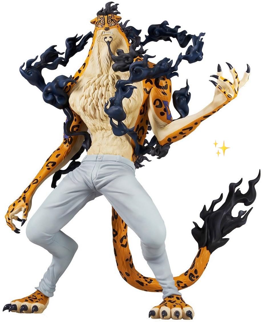 ワンピースフィギュア　ルフィ　ルッチ新品 ルフィ ルッチ リペイント 一品物 ☆ONE PIECE ワンピース 戦光絶景