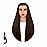 Hairginkgo Mannequin Head 26-28 Synthetic Fiber Training Head Braiding Head Hair Styling Manikin Cosmetology Doll Head Hairdresser Training Model for Cutting Braiding Practice with Clamp 92022LB0420