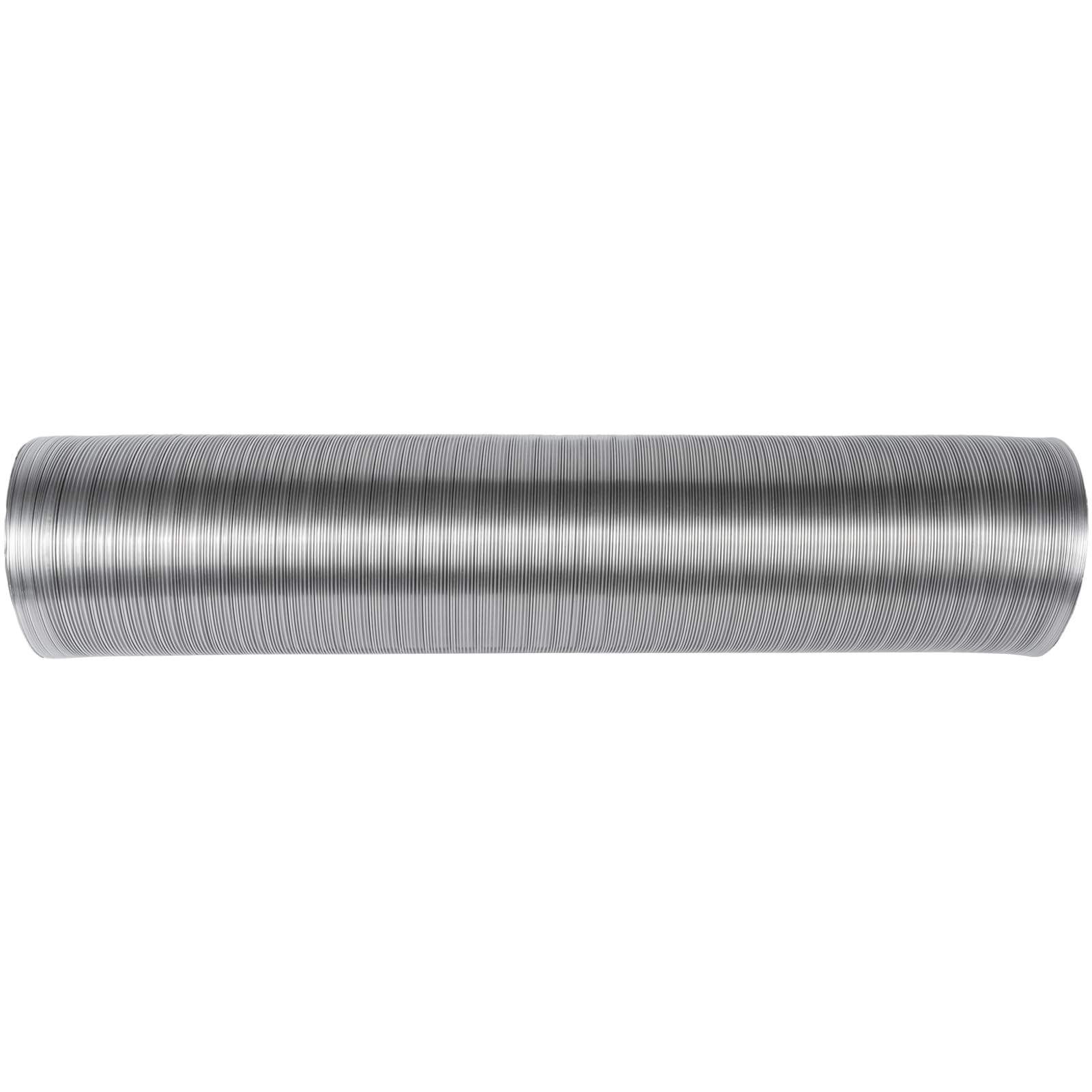 Vent Systems Elastyczna okrągła rura aluminiowa DN 120 mm x 1,5 m długości, wąż aluminiowy, elastyczny wąż, wąż powietrza wylotowego do ogrzewania i chłodzenia, klimatyzacji, suszarki, wentylatora