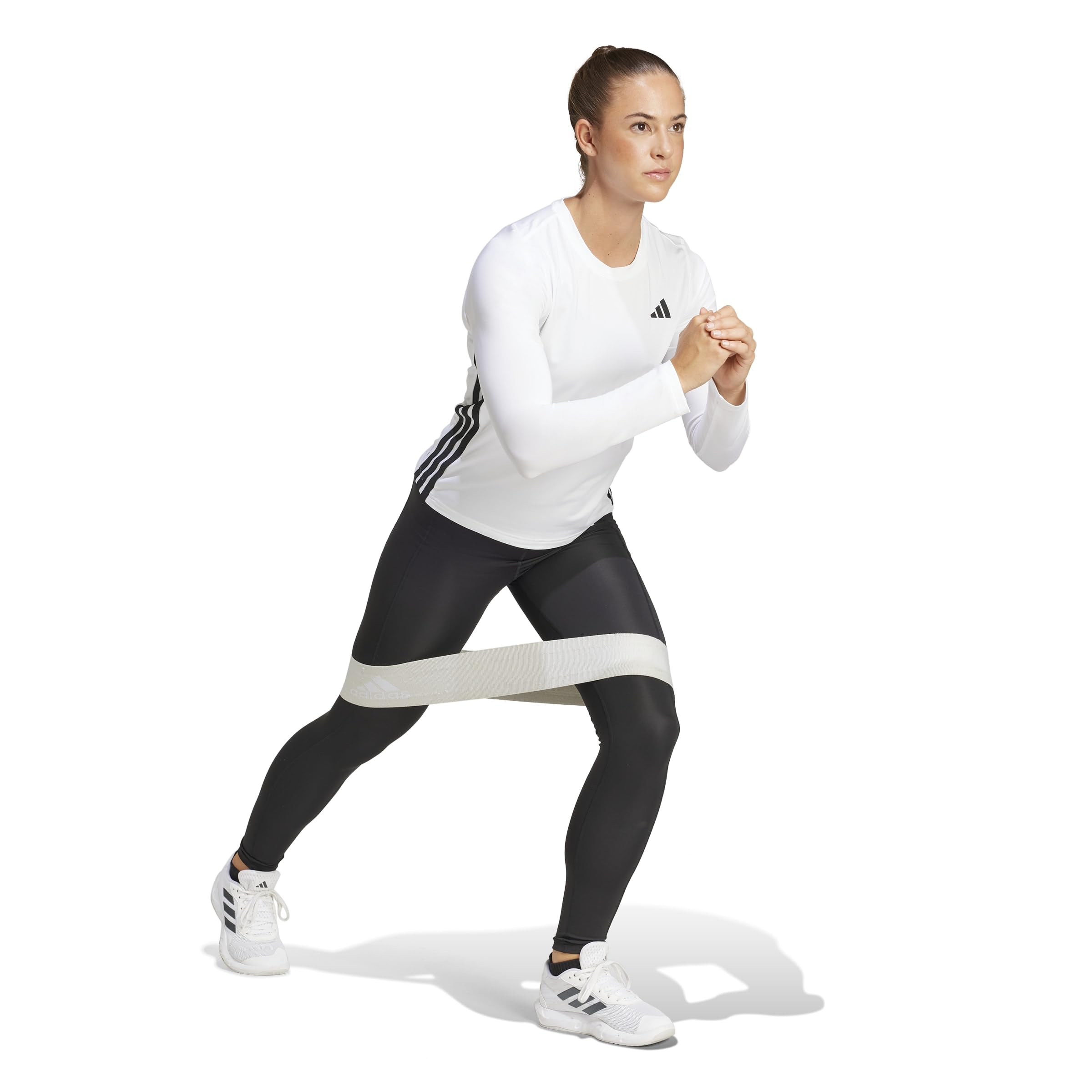 adidas Koszulka Kobiety Train Essentials Long Sleeve 3-stripes Workout Top