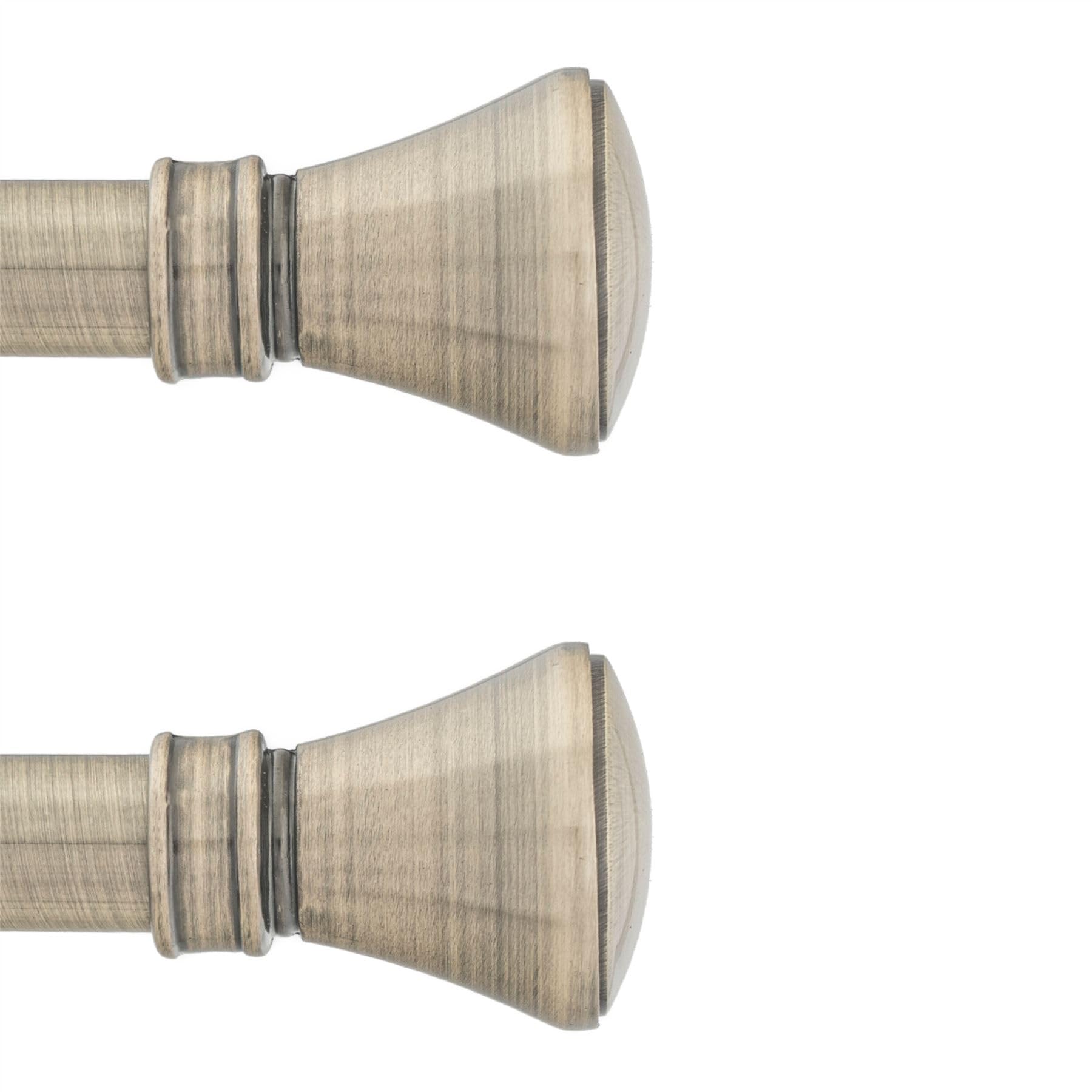IANPAV Curtain Rod Pole Finials Liberty - 25 mm Antique Brass - Durable Metal Construction - Pair