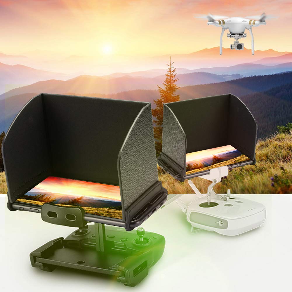 Phone Monitor Sun Shade Tablets Sun Hood for DJI Mavic Pro/Mavic Air/Mavic 2 Zoom/Mavic 2 Pro/Spark/Phantom 3 4 / Inspire 1/OSMO Accessories Controller Sun Hood (L121)