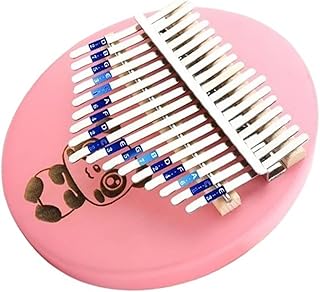 Kalimba de madera maciza rosa, 17 teclas, Piano de pulgar, Piano de dedo Kalimba Para Principiantes (Color : D)