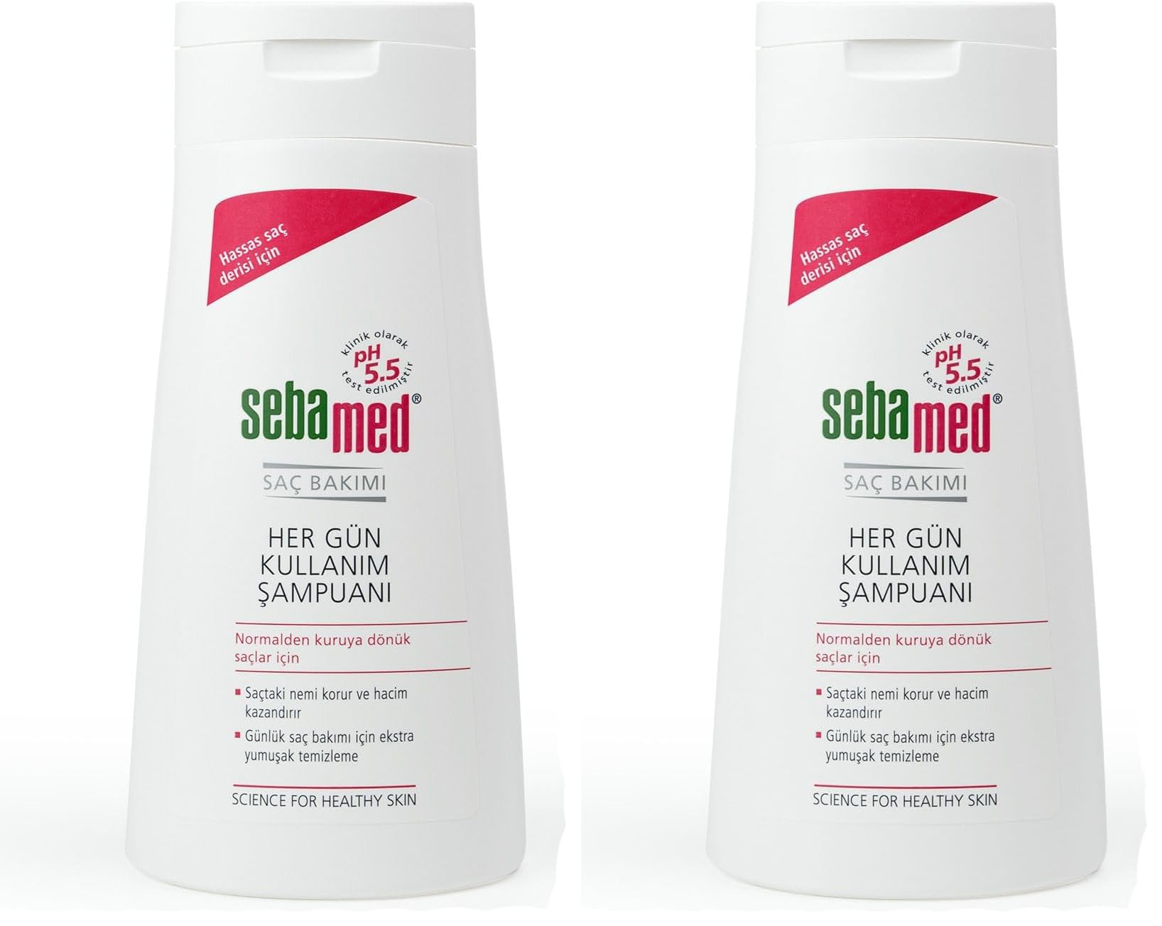 Sebamed Besleyici Onarıcı Kuru ve Hassas Saç Tipine Özel Her Gün Kullanım Günlük Saç Bakım Şampuanı 400ml (2 paketi)