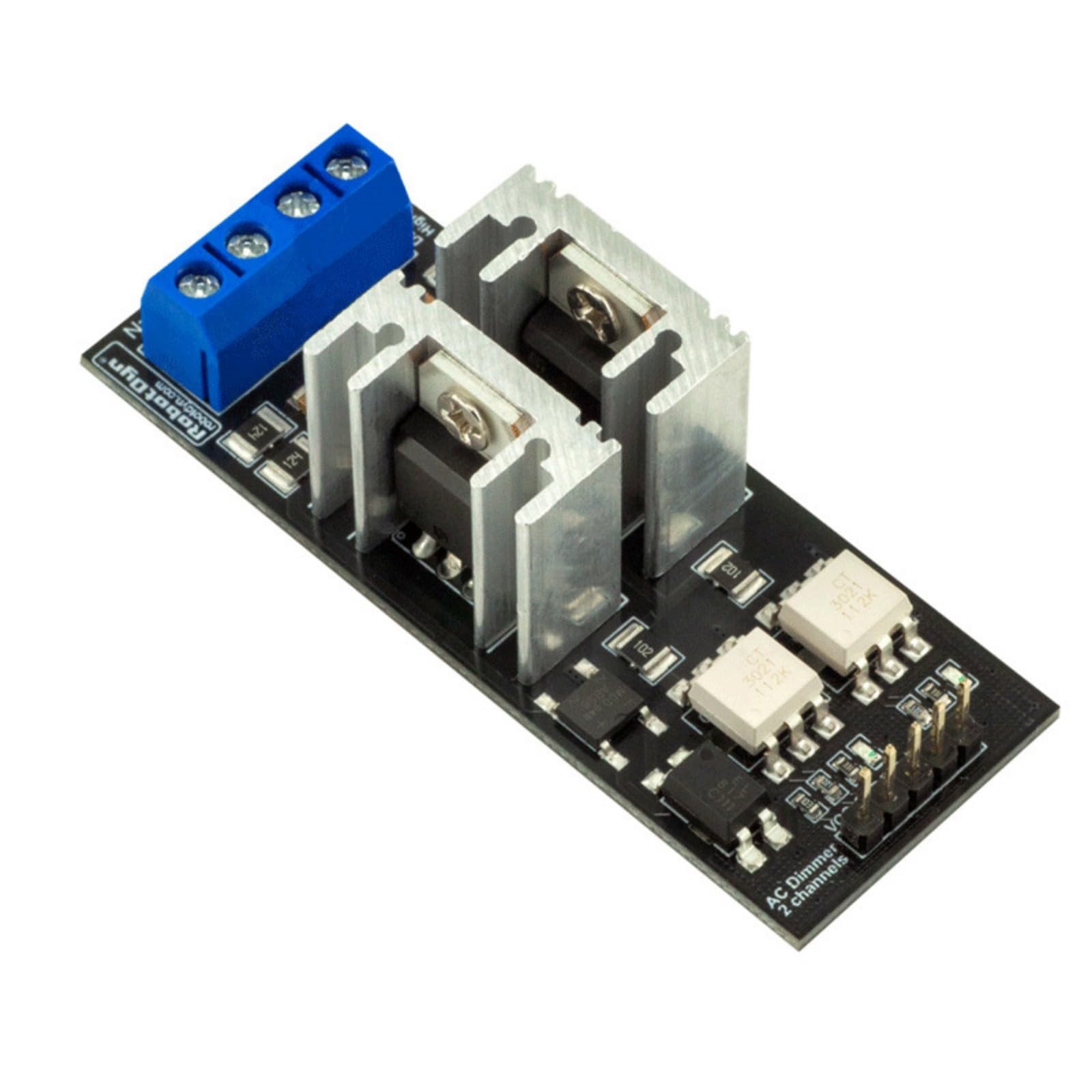 Double sortie AC Dimmer Power Module Optocoupleur Isolation pour plusieurs charges y compris LED BTA16-600B